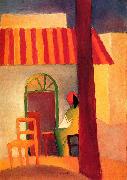 August Macke Turkisches Cafe (I) painting